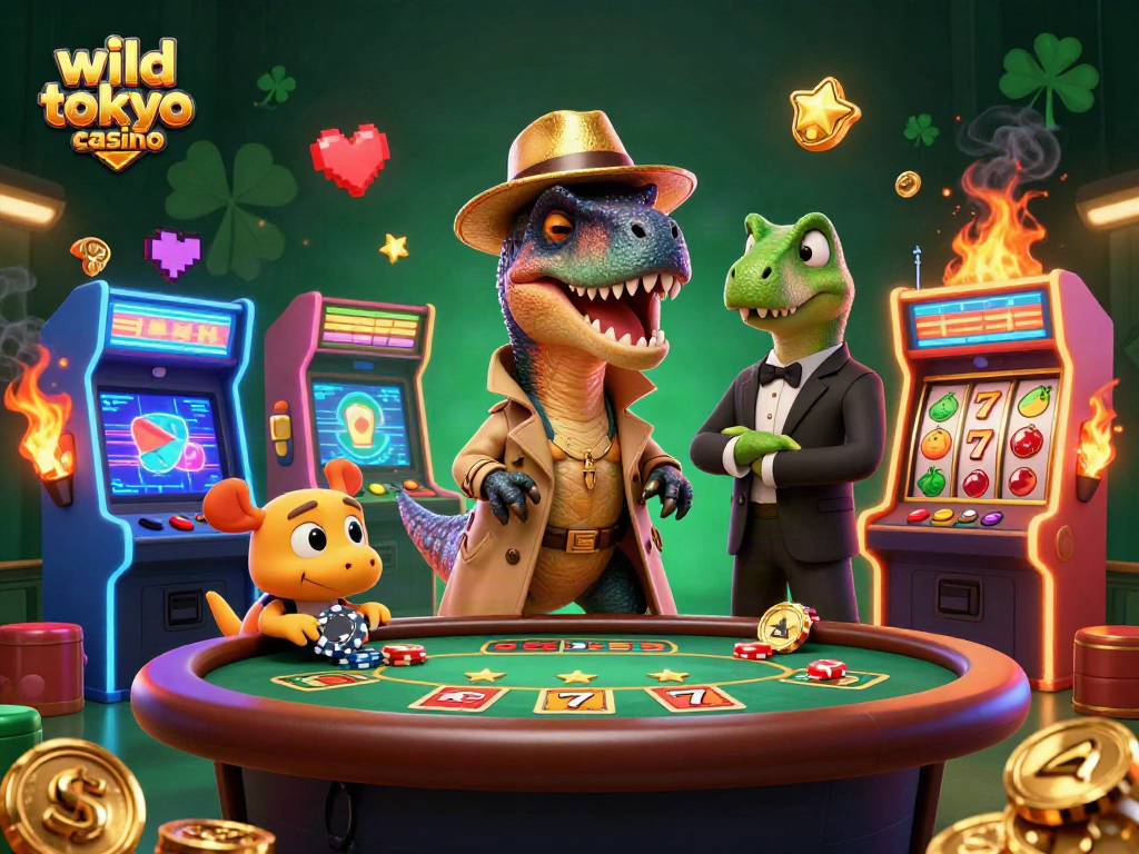 Enjoy thrilling action at wild tokyo casino with vibrant characters and dynamic gaming elements.